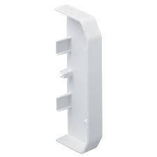 P803 3COMPARTMENT END CAP WHITE